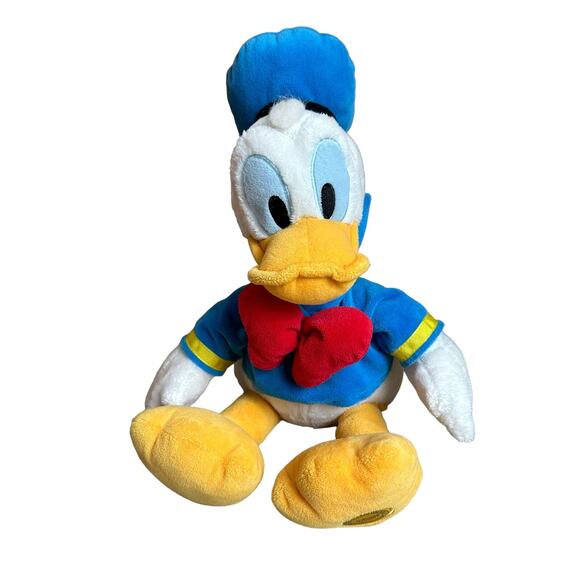 Disney Store Authentic Donald Duck Plush Stuffed Animal Toy Genuine Original - Picture 1 of 10